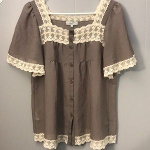 BearTwo lacy and light top